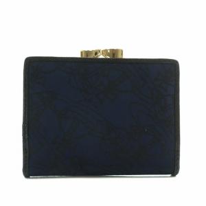 Vivienne Westwood 財布 三つ折り オーブ ネイビー