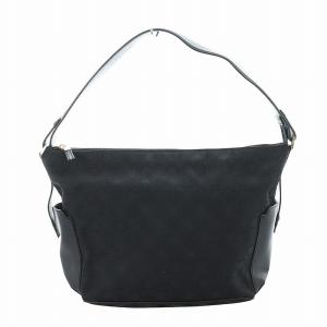 ワンショルダー バッグ ガンチーニ 総柄 ナイロンキャンバス レザー ロゴ 黒 ブラック GY18 /MQ