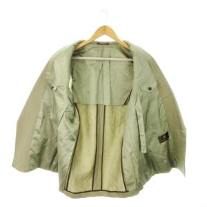 GIVENCHY テーラードジャケット ダブル 背抜き ノーベント ウール 緑 グリーン /MN5 GY18