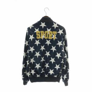 D&G SPORT トラックジャケット ブルゾン 星柄 スター 総柄 ジップアップ ロゴ 刺繍 ワッペン 52