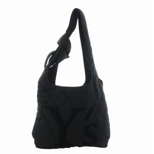 ショルダー バッグ ロゴ ナイロン キルティング 斜め掛け 黒 ブラック GY18 /MQ