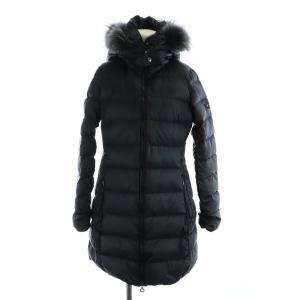 SARMA ダウンコート ポーランドラクーン ジップアップ 3 ブラック