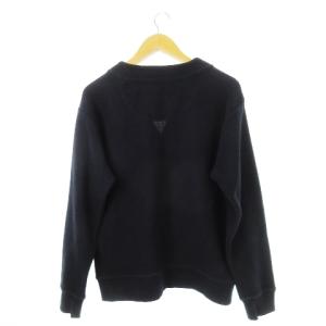 PAUL SMITH LOUNGEWEAR Vネックカーディガン ニット 長袖 ワンポイント うさぎ刺繍 ロゴ ゆったり M 紺 ネイビー