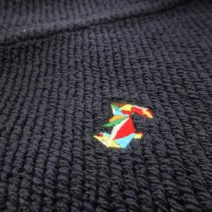 PAUL SMITH LOUNGEWEAR Vネックカーディガン ニット 長袖 ワンポイント うさぎ刺繍 ロゴ ゆったり M 紺 ネイビー