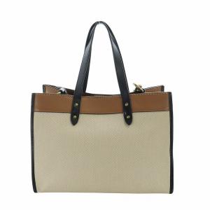 COACH Field tote 30 with coach badge ショルダーバッグ トート 2WAY ハンド