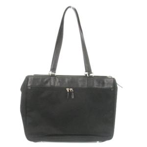 TUMI ビジネスバッグ ブリーフケース 肩掛け ナイロン レザー ロゴ 黒 ブラック /AO17 GY18