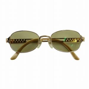 Jean Paul GAULTIER サングラス カラーレンズ 度入り ゴールドカラー 56-7115