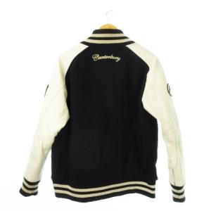 CANTERBURY OF NEW ZEALAND スタジャン バーシティジャケット ブルゾン 切替 レザー ワッペン ウール