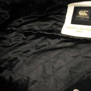 CANTERBURY OF NEW ZEALAND スタジャン バーシティジャケット ブルゾン 切替 レザー ワッペン ウール