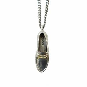 ネックレス アクセサリー ペンダント 靴 パンプス ロゴ Silver925 シルバー色 GY11 /MQ