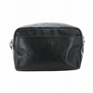 agnes b. angele アンジェル レザーショルダー バッグ カメラ バッグ 斜め掛け 黒 ブラック GY18 /MQ