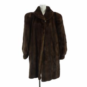 Malvoisie 毛皮コート ミンクファー ネーム刺繍入り 13-15