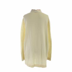 HERMES Petit main プチマイン ツイルレーヌ シャツ カットソー ニット 切替 長袖 スカーフ柄 総柄