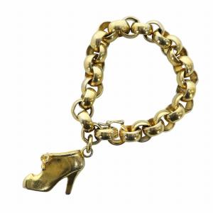 ブレスレット アクセサリー チューンブレス ブーツ チャーム ロゴ ゴールド色 GY18 /MQ