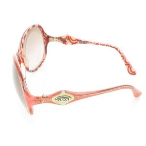 Emilio Pucci サングラス アイウェア 眼鏡 オーバル 裏マーブル セルフレーム ケース付き クロス付き 6216 601