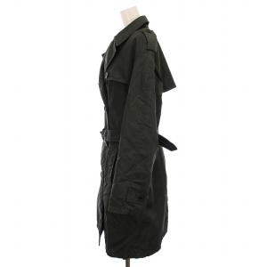 PRADA トレンチコート ナイロン ライナー付き L カーキ