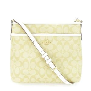 ショルダーバッグ シグネチャー PVC レザー ロゴ ベージュ F29210 /AH15 GY18