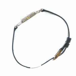 SEIKO シャリオ Chariot 腕時計 ウォッチ クォーツ 黒文字盤 ロゴ ゴールド色 5930-5600 GY18