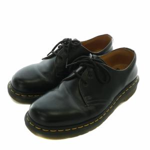 1461 59 3ホールシューズ 革靴 レザー ラウンドトゥ ステッチ UK7 26cm 黒 ブラック
