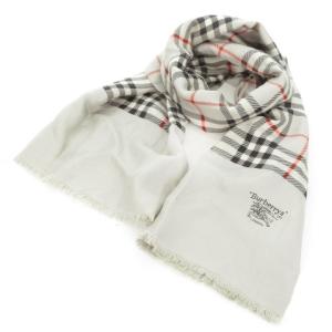 ヴィンテージ ストール シルク チェック グレージュ