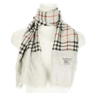burberrys ヴィンテージ ストール シルク チェック グレージュ