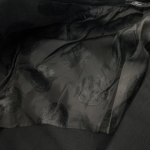 GIANNI VERSACE COUTURE テーラードジャケット シングル 背抜き ロゴボタン ノーベント 黒 ブラック /CK6