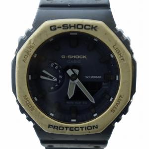 アースカラートーンシリーズ カシオーク 腕時計 ウォッチ クォーツ  アナデジ 紺 ネイビー GA-2110ET