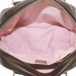 BALLY ハンドバッグ レザー キルティング タッセル 茶色 ブラウン /XZ GY18