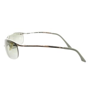 Ray-Ban サングラス 眼鏡 金属フレーム ハーフリム バネ丁番 ロゴ 6315 シルバー色 RB3186 /MN5