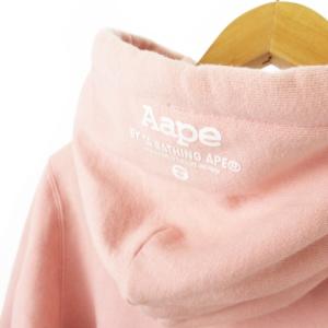 A BATHING APE AAPE BY A BATHING APE プルパーカー スウェット トレーナー 長袖 ロゴ 裏起毛 180/96A