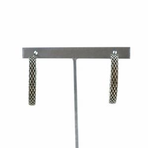 サマセット メッシュ フープ ピアス アクセサリー 両耳用 SV925 シルバー GY17 /MQ