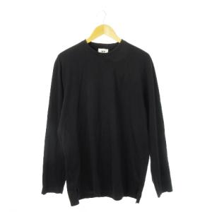 ヨウジヤマモト YOHJI YAMAMOTO Tシャツ カットソー ロンT クルーネック 丸首 長袖 ロゴ