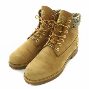 Timberland ショートブーツ レースアップ ローヒール スエード 27cm 茶 ブラウン /BB MT GY17