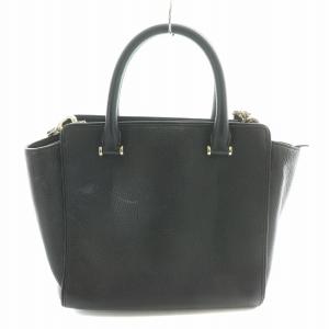kate spade new york 2WAY ハンドバッグ ショルダーバッグ ロゴ レザー フリンジ 黒 ブラック /BB MT GY17