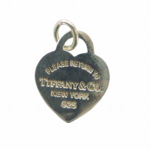 TIFFANY&Co. リターントゥ ハート ネックレス トップのみ ペンダント Silver925 ロゴ シルバー色 GY18