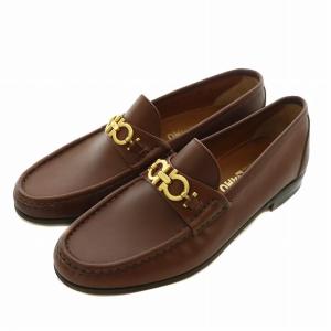 FIRENZE ローファー ガンチーニ 8.5 ブラウン