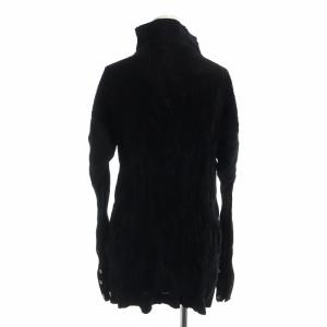 ISSEY MIYAKE ベロア プリーツ カットソー L ブラック