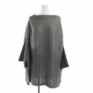 PLEATS PLEASE アラレ プリーツ カットソー 3 グレー PP73-JT592