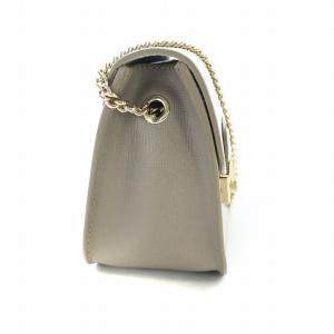 FURLA メトロポリタン ショルダーバッグ 斜めがけ ゴールドチェーン PVC ロゴ グレー GY27 /MQ