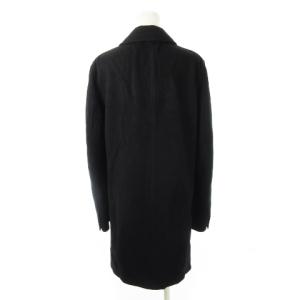 T by Alexanderwang チェスターコート ダブル ロング丈 アルパカ混 S 黒 ブラック 21-05-0006 /CK18 GY27
