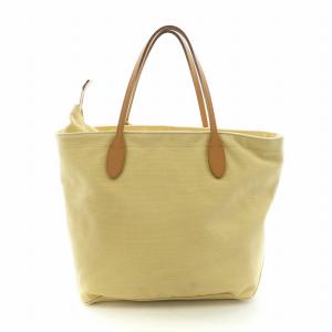 RALPH LAUREN トートバッグ キャンバス レザー ポニーロゴ ベージュ /NQ GY27 MT