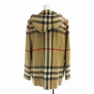BURBERRY LONDON ダッフル コート ノバチェック 38 ブラウン