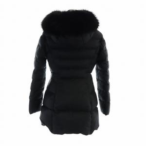 PRADA ダウンジャケット ブルーフォックス ジップアップ 38 ブラック