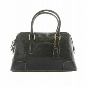 COACH 2way ハンドバッグ ショルダーバッグ シグネチャー レザー ブラック L1S-7011 /NQ GY18
