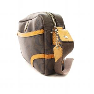 COACH ショルダーバッグ シグネチャー 茶