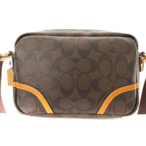 COACH ショルダーバッグ シグネチャー 茶