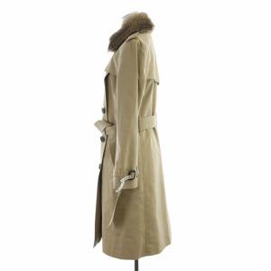 BURBERRY LONDON トレンチ コート ノバチェック 36 ブラウン