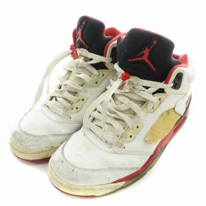 NIKE Air Jordan 5 Retro Fire Red Black Tongue 2013
