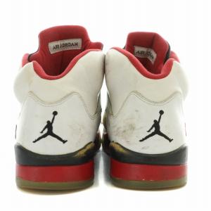 NIKE Air Jordan 5 Retro Fire Red Black Tongue 2013