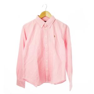 オックスフォードシャツ ボタンダウン 長袖 ロゴ 刺繍 SUPER SLIM FIT 大きいサイズ 14